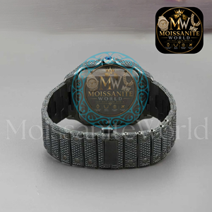 Reloj de Lujo para Mujer con Diamantes, Caja Rectangular de Acero Inoxidable, Números Romanos Analógicos, Cristal de Zafiro, Cierre Desplegable, 30 mm - Product Image 2