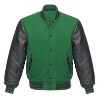 Blouson universitaire en laine 2026 avec manches en cuir, personnalisable avec logo, vente en gros, blousons vierges pour universités, blouson de baseball