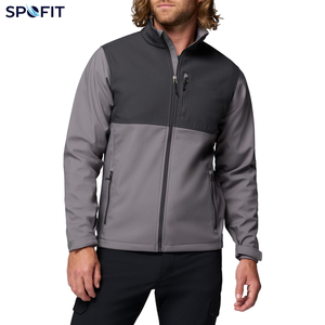 Custom Men's Fleece <b>Jacket</b> Breathable Windproof Full Zip Stand Collar Outdoor Sports <b>Jacket</b> OEM Winter Wear - Product Image 4