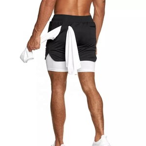 ECONEX SPORTS 2025Men's Compression Running <b>Shorts</b> With Drawstring 2-in-1 <b>Mens</b> Sports <b>Shorts</b> Black Activewear <b>Men</b> <b>Shorts</b> - Product Image 5