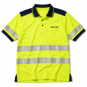 Polo de Trabajo de Alta Visibilidad Personalizado de Fábrica, Ropa de Trabajo de Poliéster Transpirable, Ropa de Trabajo Duradera de Secado Rápido, Fabricante de Ropa de Trabajo - Product Image 1