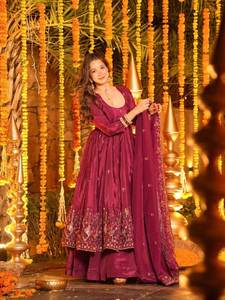 Ramdev Trading <b>Women's</b> Modern Elegant Embroidered Kurta/Kurti <b>Suit</b> with Quick Dry Feature for <b>Wedding</b> Occasions - Product Image 2