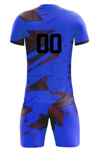 Uniforme de Fútbol OEM con Degradado Verde Neón, Personalizable con Logotipo e Impresión de Números - Product Image 2