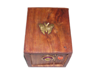 Boîte à monnaie en bois poli écologique - Décoration murale DIY pour la maison - Product Image 2