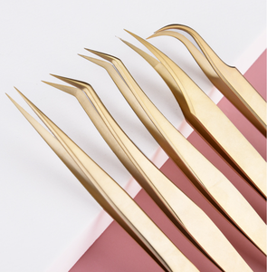 Factory Direct Sale Beginner's Tool Grafting Eyelash Tweezers Straight Head False Eyelash Tweezers - Product Image 6