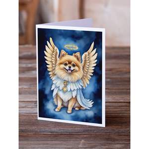 Lunatique A7 Taille 5x7 Cartes de Note Vierges 'My Angel' Cartes de Voeux Poméranie Lot de 8 avec Enveloppes - Product Image 2