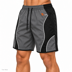 <b>Mens</b> Windbreaker <b>Shorts</b> Streetwear durable <b>woven</b> fabric Athletic Casual <b>Short</b> Pants oversized street fit for urban streetwear - Product Image 3