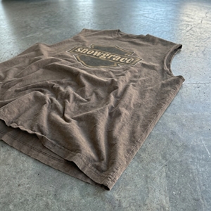 Débardeur en coton sans manches pour homme Snowgrace, col rond, jersey décontracté, logo imprimé sur le devant, coupe classique - Product Image 6