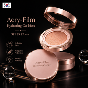 Protector Solar Mineral Compacto en Cojín Rosa Premium SPF35 PA+++ Fórmula Hidratante Cobertura Media OEM ODM Maquillaje de Marca Privada - Product Image 3