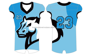 Uniforme de fútbol americano con logotipo personalizado, conjunto de uniforme de fútbol impreso por sublimación para equipos deportivos - Product Image 2