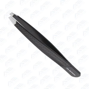 Herramienta de Precisión Personalizada para Depilación y Modelado de Cejas, Pinzas Profesionales de Acero Inoxidable con Punta Inclinada - Product Image 6