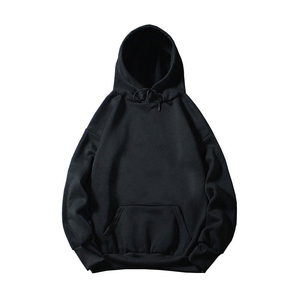Sweat à capuche pour homme, coupe classique, 360g, 100% coton, molleton lourd, avec poche, imperméable et respirant, vêtements d'hiver - Product Image 2