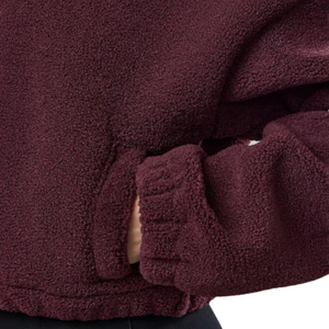 Womens Sherpa <b>Fleece</b> Knitted <b>Jacket</b> Full Zip Stand Collar Long Sleeve Soft <b>Warm</b> Breathable Eco-Friendly Logo Winter Casual - Product Image 6