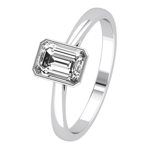 925 Silver Lab <b>Diamond</b> <b>Ring</b> For Women's IGI Certified RJC ODM OEM Ethical Fine Jewellery Manufacturer Wholesale E201158 - Product Image 1