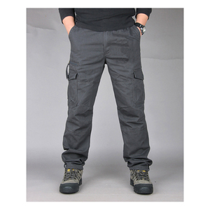Pantalon cargo décontracté pour homme en toile 100 % coton écologique, respirant, confortable et robuste, de haute qualité - Product Image 6