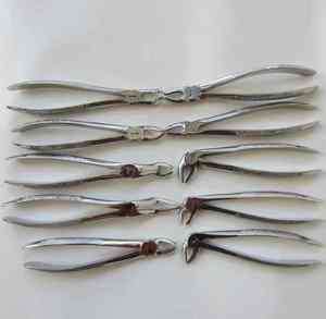Ensemble de forceps manuels chirurgicaux dentaires en acier inoxydable de haute qualité, réutilisables, classe I, garantie 1 an - Product Image 3