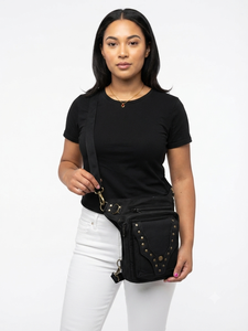 Sac banane en toile de coton respirant et durable avec poches zippées sécurisées – Offre spéciale - Product Image 5