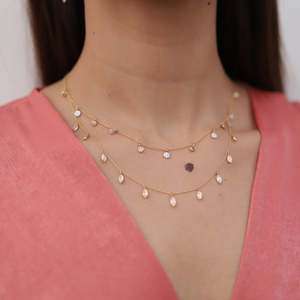 สร้อยคอรูปกุญแจทองคำแท้ 18K ประดับเพชร VVS1 รับรองโดย IGI - Product Image 5