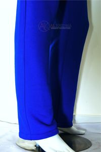 Salopette Cargo Femme Bleu Royal Écologique Respirante en Polaire Polyester/Coton Coupe Ample Fournisseur OEM de Vêtements Streetwear - Product Image 4