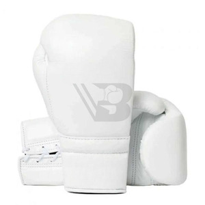 High Quality Laced Pure Leather MMA <b>Boxing</b> Training & <b>Sparring</b> <b>Set</b> with Moisture Wicking - Product Image 5