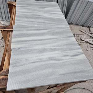 Marbre gris clair sablé de luxe exceptionnel, moderne, imperméable et écologique pour cuisine, salle à manger, pavés, marches, comptoirs et sols - Product Image 5