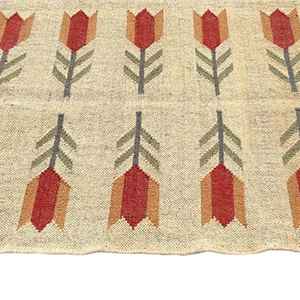 Alfombras Kilim de Yute y Lana Tejidas a Mano, Lavables, Minimalistas y Elegantes para Sala de Estar, Dormitorio y Estudio - Product Image 4