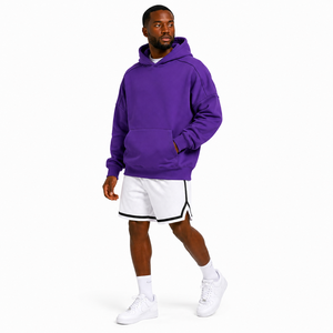 Sudadera con Capucha Unisex de Forro Polar, Corte Regular, Logotipo Estampado en la Espalda, Estilo Gótico, Lavado Ácido, Estampado Puff, Informal, Otoño, 100% Poliéster - Product Image 3