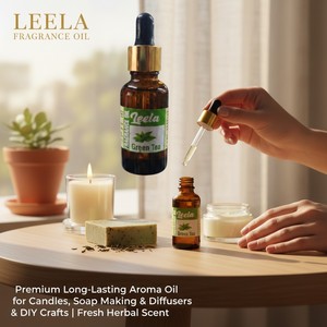 Huile parfumée au thé vert rafraîchissant – Arôme végétal frais pour bougies, savons, diffuseurs et créations DIY - Product Image 5