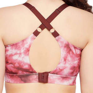 Soutien-gorge de sport pour femme à maintien élevé, taille ajustable, avec logo personnalisé sur le devant, respirant, écologique, pour yoga, à prix abordable - Product Image 3