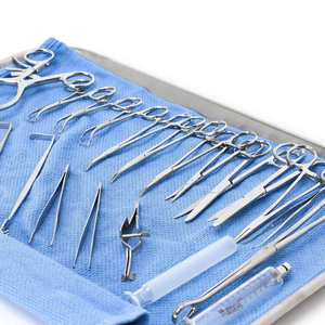 Kit chirurgical en acier inoxydable au meilleur prix pour étudiants, formation en sutures, instruments médicaux, approuvé CE ISO par Dentavex - Product Image 4