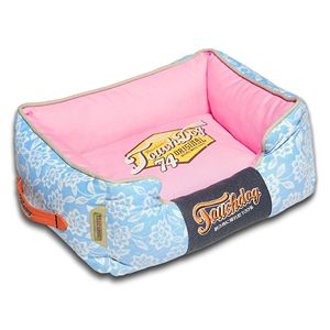 Cuccia Rettangolare Premium per Cani con Motivo a Petali di Rosa - Letti Premium per Animali Domestici - Product Image 1