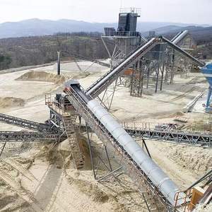 Ligne de concassage de béton de gravier de basalte de granit de calcaire, Machine de concassage de roche dure, Ligne de concassage de pierre de mine - Product Image 1