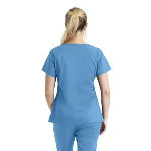 Color Logo Custom Support <b>Doctor</b> Surgical Operating Room Women Medical Nurse Scrubs Stretch Comfortable Plain Scrub Uniform <b>Set</b> - Product Image 3
