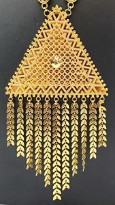 Pendentif en or plaqué 24 carats de Dubaï, 6 grammes, magnifique bijou pour femme, collection exclusive, meilleur rapport qualité-prix, ensembles de bijoux tendance - Product Image 2