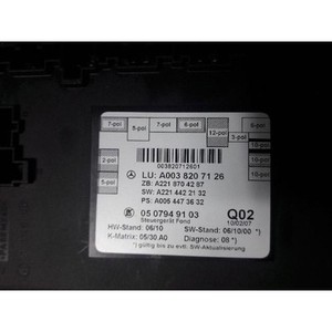 โมดูลควบคุมประตูหลังขวา S-class มือสอง ของแท้ OEM A0038207126 - Product Image 3
