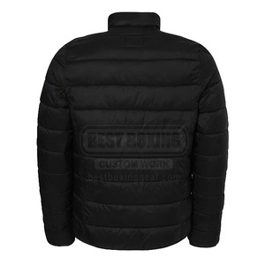Warm Quilted Winter Coat Lightweight Wind Resistant Outdoor Sports Wear Men Hooded Puffer Jacket - Product Image 2