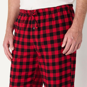 Adult Men Casual Flannel Lounge <b>Pants</b> Soft and Cozy Breathable Pajama Knitted Lightweight <b>Summer</b> Spring Sleepwear Trouser Unisex - Product Image 4