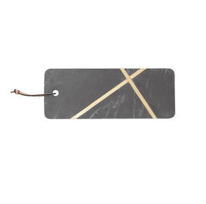 Planche à découper en marbre, accessoires de cuisine en pierre blanche, blocs à découper artisanaux, planche à découper carrée - Product Image 2