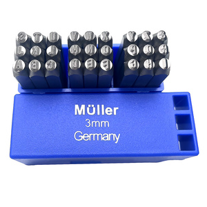 Ensemble de poinçons à lettres en acier allemand de qualité industrielle de 3 mm, vendu en usine avec support OEM personnalisé - Product Image 1