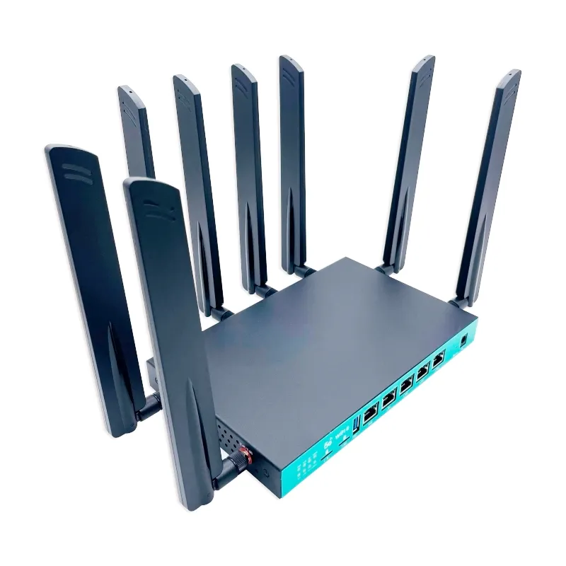 Multi SIM Card Cellular 4G 5G WIFI6 router with Dual band WiFi 2.4GHz 5GHz Gigabit Ethernet Ports