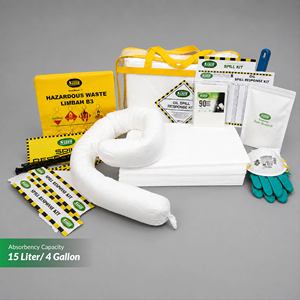 Kit Portátil de Emergencia para Derrames de Petróleo con Bolsa Absorbente de 15L, Material Ecológico 100% Polipropileno - Product Image 2