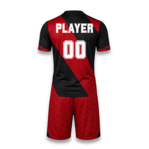 Professional Sports Polyester Sublimation Print <b>Moisture</b> Wicking Breathable Short Sleeve Custom Soccer Jersey OEM Supplier - Product Image 2