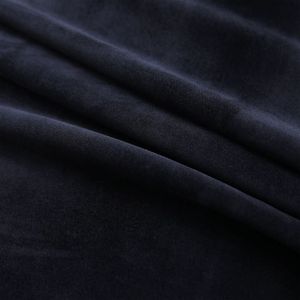 2 pezzi 37 "x 63" tende oscuranti in velluto nero con anelli mantovane oscuranti - Product Image 3