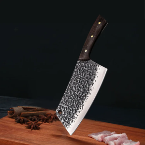 LEGACY BLADES Luxury High Carbon Steel <b>Kitchen</b> Cleaver <b>Knife</b> Ergonomic Wooden Handle Razor <b>Sharp</b> Meat Cleaver Factory - Product Image 2
