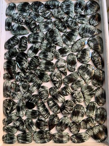 Natural Seraphinite Cabochon Unique <b>Russian</b> Green Seraphinite Healing Crystal Stones Loose Gemstones for Jewelry Wholesale Lot, - Product Image 2