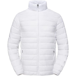 Chaqueta Acolchada para Hombre con Logotipo Personalizado, de Moda, al por Mayor, Casual, de Manga Larga, para Invierno, con Cuello Alto y Capucha, Impermeable - Product Image 4