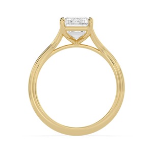 Anillo de compromiso de oro rosa de 10 quilates con diamante cultivado en laboratorio Prestige, 3.00 quilates en total, corte marquesa, solitario, joyería nupcial para mujer - Product Image 6
