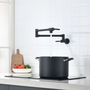 Grifo de Cocina Comercial de Latón y Cobre para Montaje en Pared, Grifo Llenador de Ollas Plegable para Cafetera - Grifo de Cocina Comercial - Product Image 5