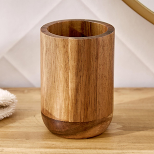 Classic Wooden <b>Toothpaste</b> <b>and</b> <b>Toothbrush</b> <b>Holder</b> Multifunctional Bathroom Accessories Storage item - Product Image 6