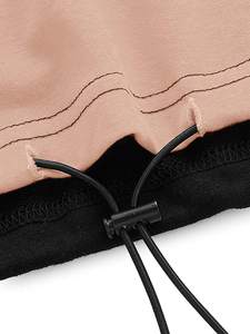 Sudadera con Capucha Corta Lisa para Mujer, de Felpa Cepillada, Ajuste Elástico - Product Image 5